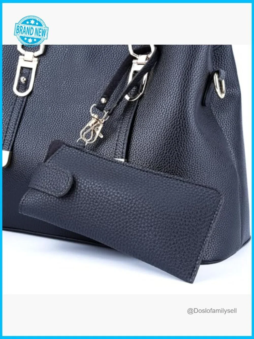Vintage Leather Sunglasses Pouch with Magnetic Clip Portable Travel Organizer